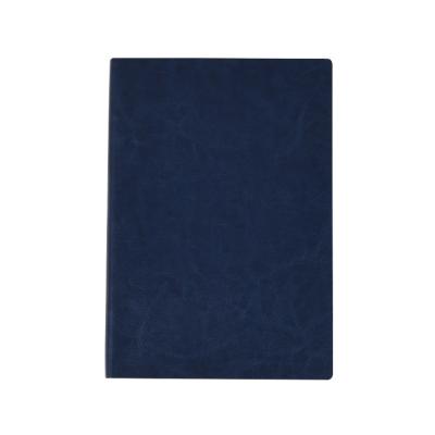 China Thickened hardcover book stain wholesale PU artificial leather notebook A5 retro B5 business premises notebook customization for sale