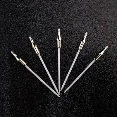 China Fine Seed Refill Pen Small Pen Accessories Metal Pen Marker Pen Erasable Oily Double Headed Empty Plastic Microporous Head Accessories Pen for sale