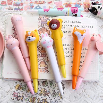 China Natural Creative Decompression Cute Pen Cartoon Wind Pen Super Cute Gel Pen for sale