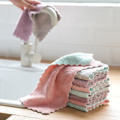 China Factory Export Hypoallergenic Super Soft Strong Microfiber Towel Absorbent Cleaning Cloth for sale