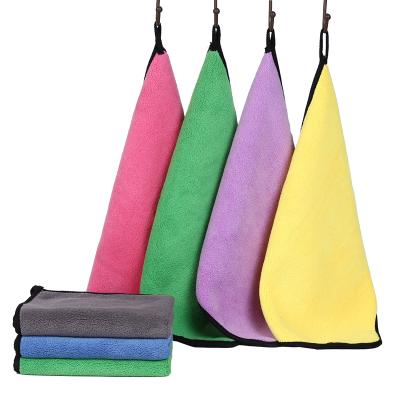 China Factory High Quality Soft Car Towels QUICK DRY Polishing Microfiber Cloth Car Kitchen Cleaning Microfiber Towel for sale