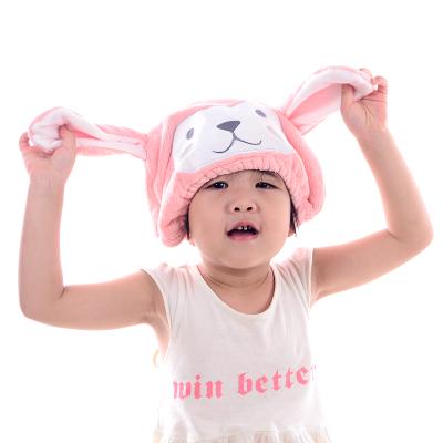 China Wholesale Custom QUICK DRY Superior Super Dry Microfiber Cute Cartoon Hair Turban For Kids Boys And Girls Wrap Towel for sale