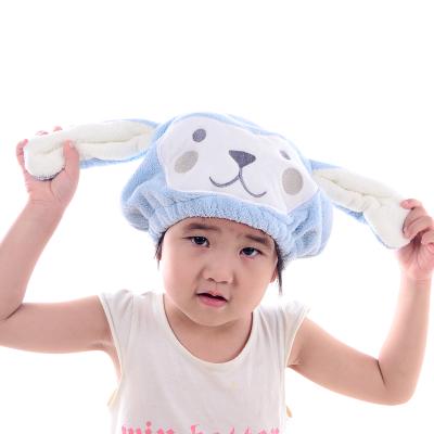 China High Quality Goods QUICK DRY Microfiber Design Hair Cute Animal Turban Turban For Kids Wrap Towel for sale