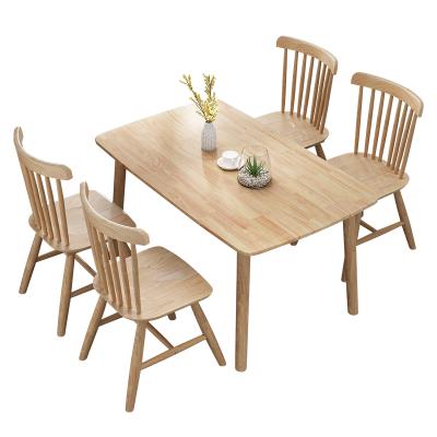 China (Others) New Design Adjustable Customized Wooden Modern Furniture Dining Sets for sale