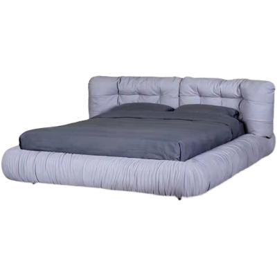 China (Others) adjustable modern designs upholstered furniture wooden beds elegent platform bed for sale