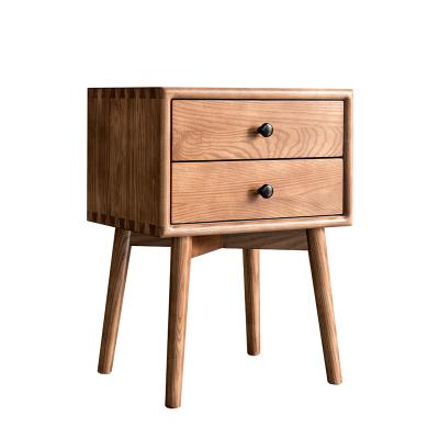 China Supplier adjustable hot sale solid wood corner bedside table bedside table nightstand bedroom furniture bedside cabinet (other) for sale