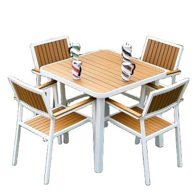 China Modern Hot Sale Aluminum Outdoor Garden Furniture Sets Outdoor Dining Set for sale