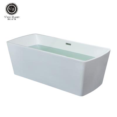 China Modern Minimalism 1.7m Length Slim Side Free Standing Faucet Hotel Bathtubs for sale