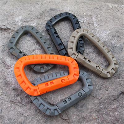 China Outdoor Camping Climbing Carabiner Tactical Backpack Snap Hook Snap Clip Increasing Camping Paracord Buckle Ring Travel Kits Key for sale