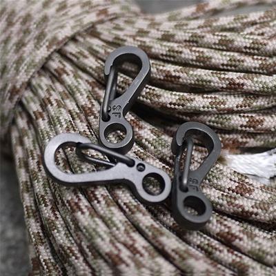 China Classic EDC Key Chain Spring Hugging Carabiners Camping Climbing Bottle Hooks Buckle Survival Accessory Tactical Gear for sale