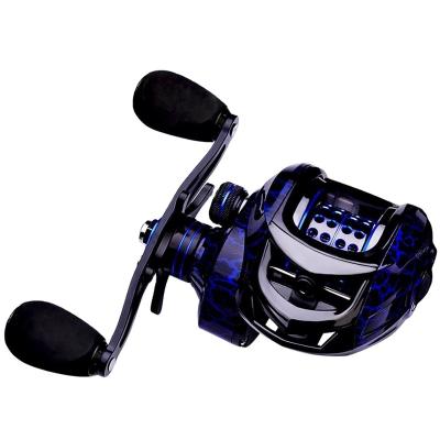 China Metal Wire Cup 10kg Max Drag Baitcasting Reel Power High Speed ​​7.2:1 Bait Drag Casting Wheel Saltwater Fishing Reel for sale