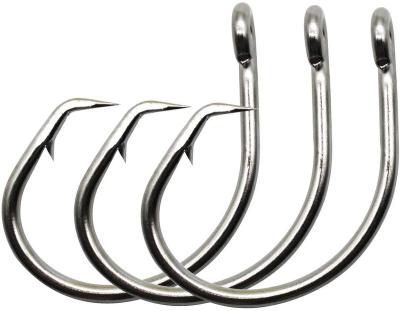 China For Big Fish 2X 39960 Stainless Steel Big Game Super Power Saltwater Hooks For Tuna Catfish Bass Fishing Tackle Fishing Tuna Circle Hooks for sale