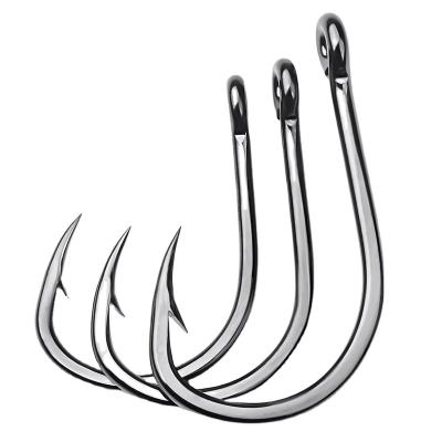 China Ocean Beach Fishing Mobster Accessory Hooks Thicker High Carbon Steel Hard Jig Bait Hooks For Sea Saltwater H19302 for sale