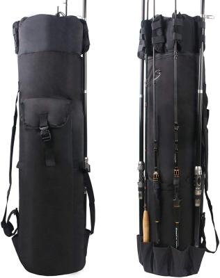 China Amazon Hot Selling UNIVERSAL Multifunctional Waterproof Durable Fishing Tackle Rod Organizer Bag For 5 Pcs Poles And Reels Fishing Bags for sale