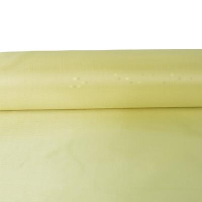 China Width 150cm Flame Retardant Yellow Cut Heavy Duty Aramid Fiber Fabric For Military Related Supplies for sale