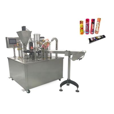 China Calippo Rotary Juice Food Cup Filling And Sealing Machine for sale