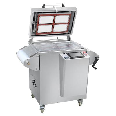 China Food Sealer Tray Sealing Machine ATM MAP Modified Packaging Machine for sale