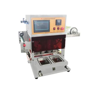 China Food Nitrogen Automatic Gas Tray Sealing Rinser Machine for sale