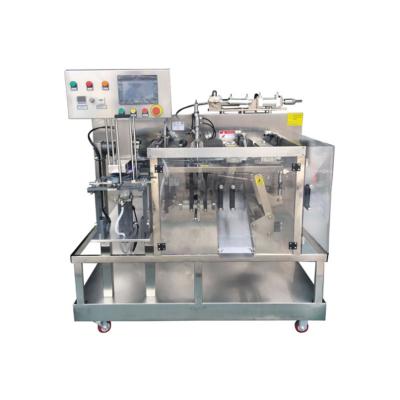 China Fully Automatic Food Premade Zip Pouch Bag Fill Ready Sealing Machine for sale