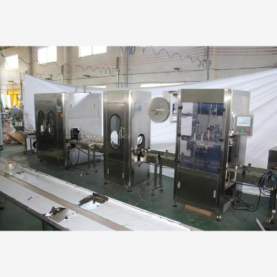 China food & Beverage factory selling high quality heat shrinkable film automatic sleeve labeling machine edible oil production line for sale