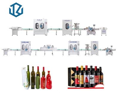 China Food Supplier Mixer Wine Filling Equipment And Wine Sealing Machine for sale