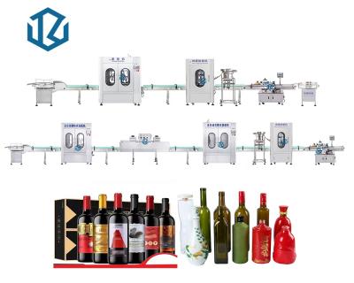 China New Style Filler Food Best Quality Wine Bottle Filling Capping Line Machine for sale