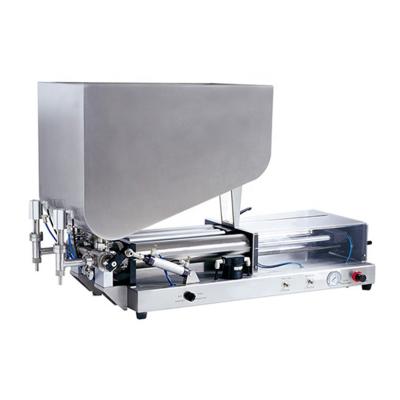 China Professional Food Suppliers Customized Semi-automatic Double Head Paste Filling Machine for sale