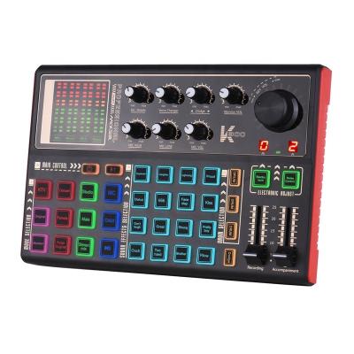 China Sound Canceling K300 USB Live Audio Studio Sound Cards For Live Stream for sale