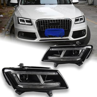 China Car Lights For Audi Q5 Dynamic Head Lamp LED Headlights Lamp Drl Signal Lens 2009-2018 Automotive Accessories Q5 (FYB) for sale