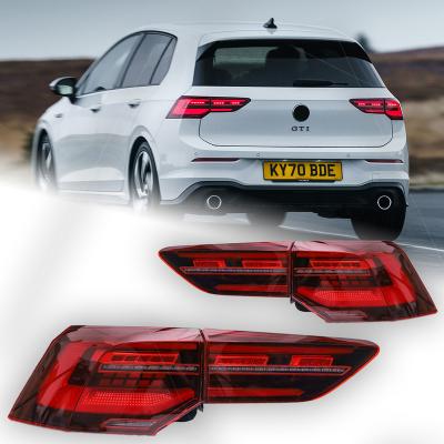 China Car Lights For VW Golf 8 LED Tail Lamp 2020-2022 Rear Brake Animation Golf8 Tail Lamp Drl Stop Automotive Accessory VIII (CD1) for sale