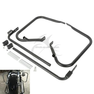 China Black Guard Bracket Saddlebag Set with support bar for touring model 1997-2008 XF2906317-B for sale