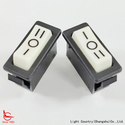 China Betrouwbare Factory Light Country R4 Rocker Switch, 33*15mm, ON OFF ON, 16A 250V, UL/VDE, voor keukengerei Te koop