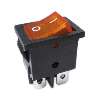 China Taiwan Brand RA(R19A) Orange, Blue, Red Illuminated Rocker Switch, 21*15mm, CQC UL VDE KC for sale