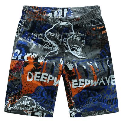 China Breathable Custom Logo Printed Beach Shorts Fashion Mens Shorts Polyester Shorts Men for sale