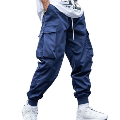 China Custom Anti-Wrinkle Mens Cargo Jogger Pants Anorak Track Cargo Pants Men Tactical Cargo Jogger Pants for sale