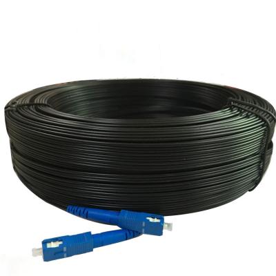 China Factory Supplier Sc/APC Sc/Upc Flat Braid FTTH Drop Cable FTTH Drop Cable for sale