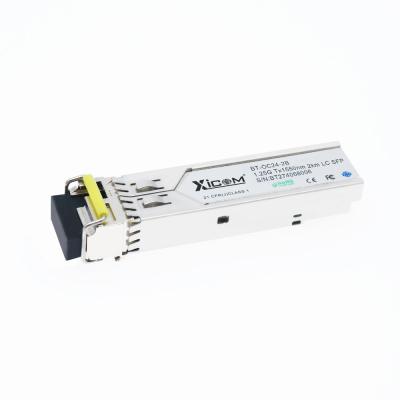 China SinkBang XC-OC24-2B 1.25G Tx1550nm 2KM LC Smart SFP fiber signal transmission for sale