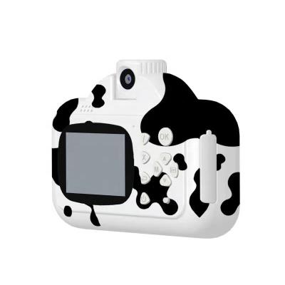 China Cartoon Cow Kids Camera Mini HD 1080P Screen Projection Video Camera Toys Children Baby Gifts Birthday Digital Kids Camera for sale