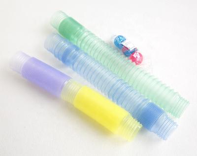 China Children Study XL Kids Plastic Stretch Toy Luminous 5.5cm Busty People Whistle Adult Autism Sensory Tubes Relaxation Busy Person Noise Tubes for sale