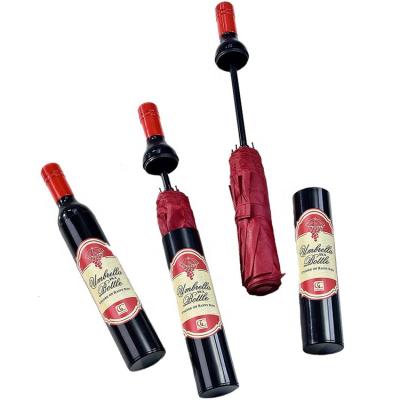 China Wine Bottle Umbrella Playmaker Toys Hidden Brella Vineyards Cabernet Wine Bottle Umbrella, Burgundy for sale