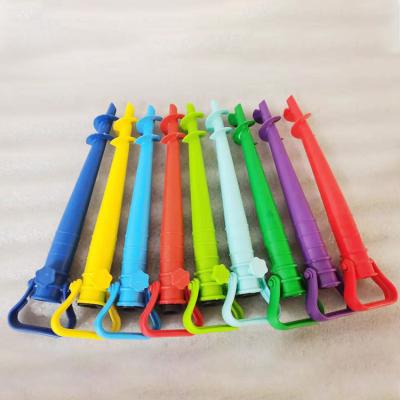 China Minimalist ABS Material A Few Colors Long Beach Umbrella Stand Base Plastic Base for sale