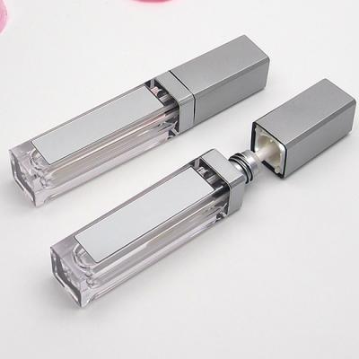 China 7ML essential oil with mirror anf led lip gloss tube for sale