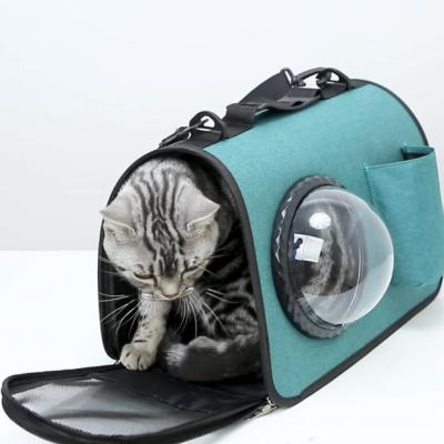 China 2022 New Viable Cat Bag Portable Folding Pet Backpack Pet Travel Bag For Cat And Dog Backpack for sale