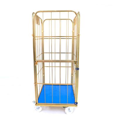 China Wheels Laundry Household Cleaning Trolley Stackable High Quality Trolley For Hotel for sale