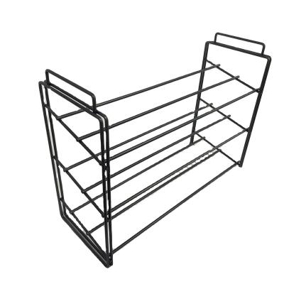 China Morden Luxury Medium Duty Non-Folding Metal Storage Rack For Wine Bottles for sale