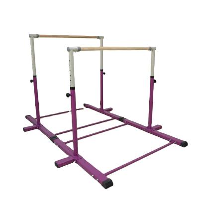 China Kids Indoor Floor Bodybuilding Standing Horizontal Wooden Bar Indoor Professional Horizontal Bar Manufacturer for sale