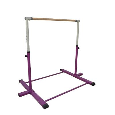 China Indoor Home Use High Quality Floor Horizontal Bar Bodybuilding Fitness Equipment Standing Push Up Bar For Kids for sale