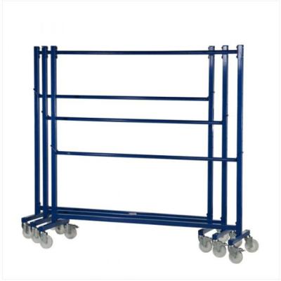 China Stackable Heavy Duty Stackable Steel Tube Garment Rail For Retailers And Warehousing for sale