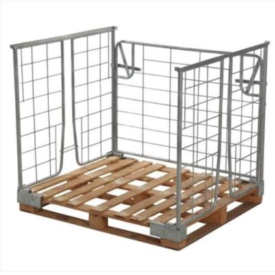 China Detachable Non-Stackable Steel Rod And Tube Mesh Galvanized Surface Cage For Farm for sale