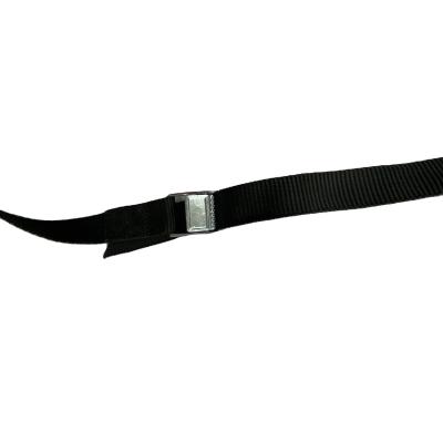 China Black Woven Fabric Manual Packing Strap Safe Belt For Logistic Roll Containers for sale